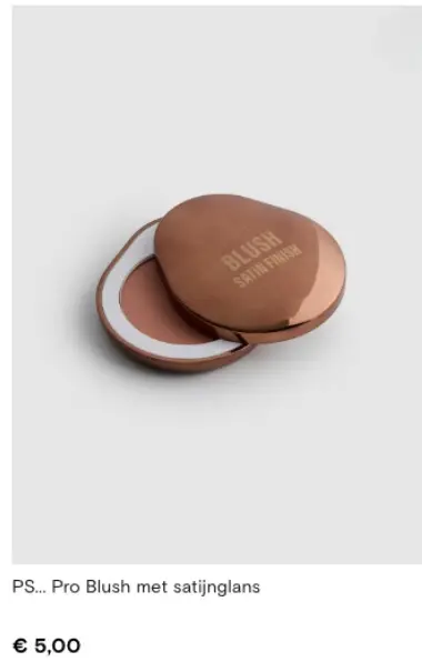 Promotie: Pro Blush met satijnglans