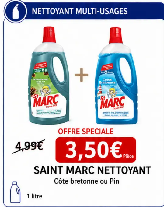 Offre: Saint marc nettoyant