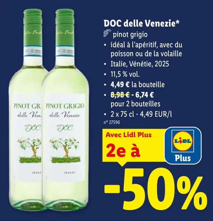 Offre: DOC delle Venezie pinot grigio