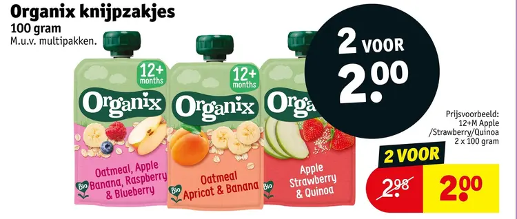 Aanbieding: knijpzakjes