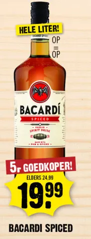 Aanbieding: Bacardi spiced