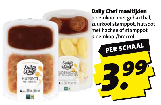 Aanbieding: maaltijden