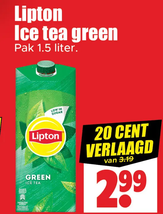 Aanbieding: Ice tea green