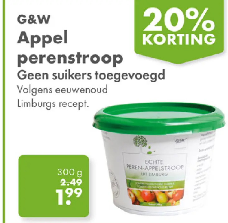 Aanbieding: Appel perenstroop