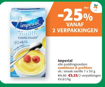 Aanbieding: Imperial Vanille Pudding Powder