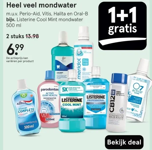 Aanbieding: mondwater