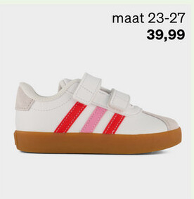 Aanbieding: Adidas VL Court 3.0 Sneakers wit Imitatieleer