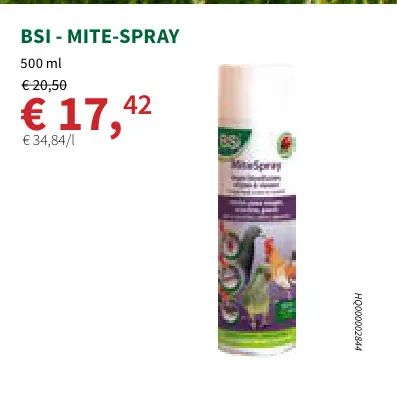Promotie: Mite-spray