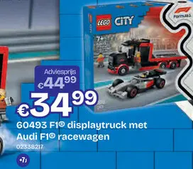 Aanbieding: 60493 LEGO City F1® displaytruck met Audi F1® racewagen