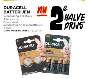 Aanbieding: DURACELL BATTERIJEN