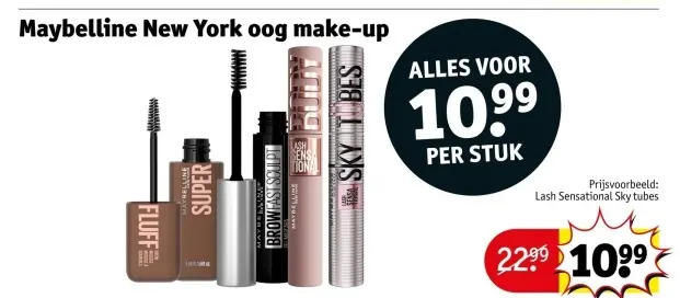 Aanbieding: Maybelline New York oog make-up