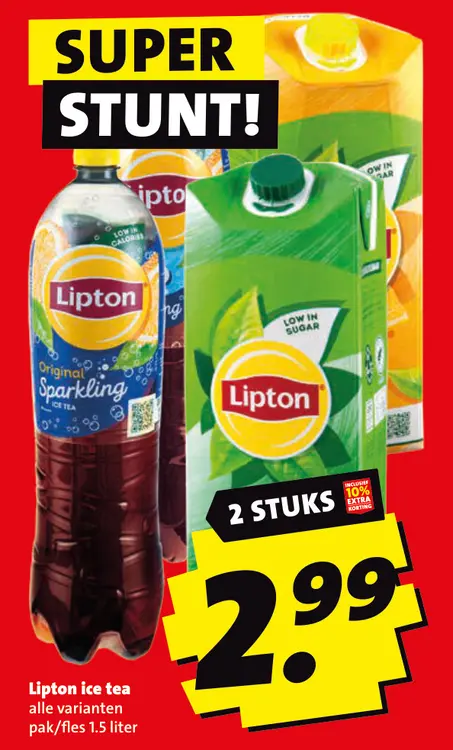 Aanbieding: Lipton ice tea