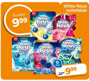Aanbieding: Witte Reus toiletblok