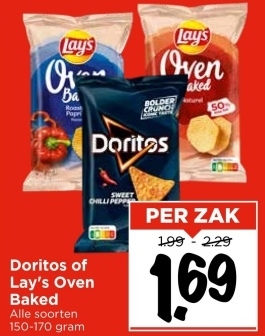 Aanbieding: Doritos of Lay's Oven Baked