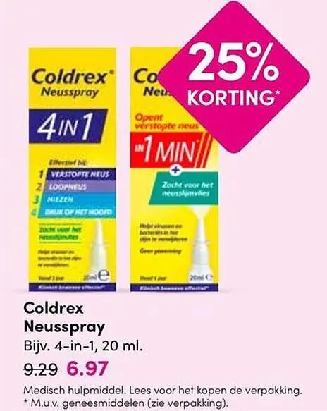 Aanbieding: Coldrex Neusspray