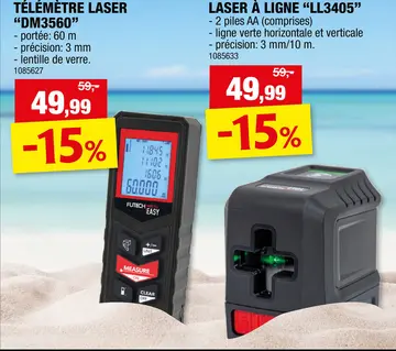 Offre: Futech Easy DM3560 télémètre laser 60m