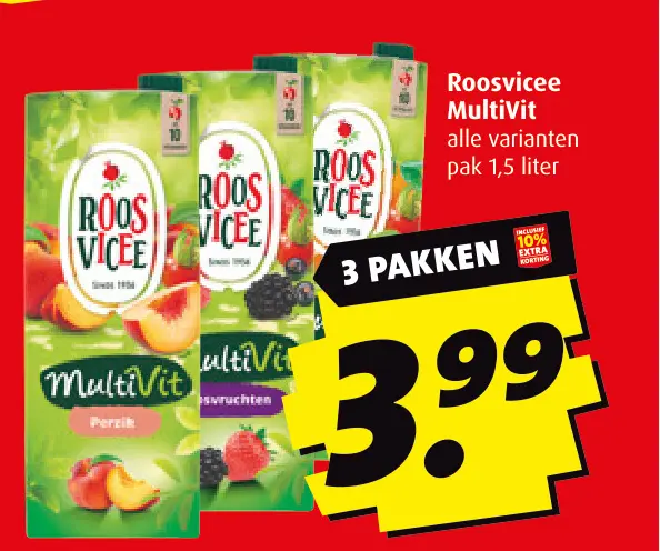 Aanbieding: Roosvicee MultiVit