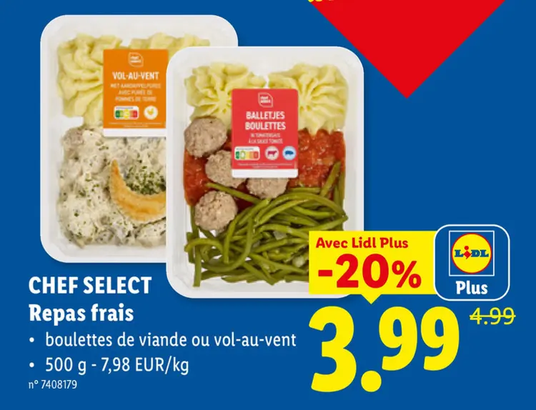 Offre: Repas frais