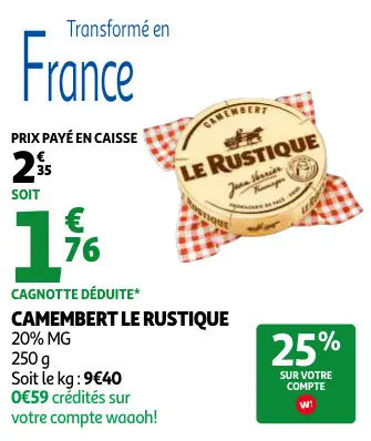 Promotie: Camembert