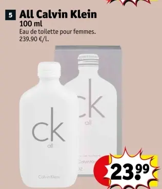 Offre: Calvin Klein All