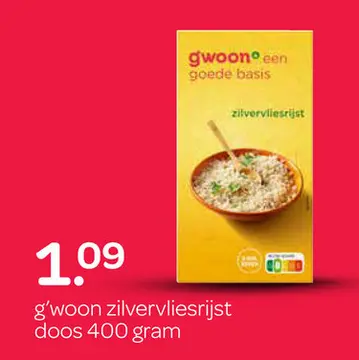 Aanbieding: g'woon zilvervliesrijst