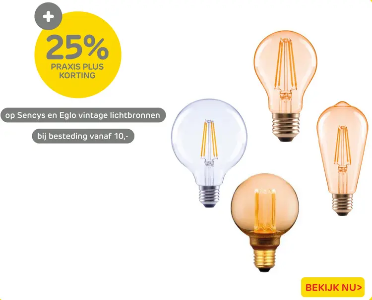 Aanbieding: Sencys en Eglo vintage lichtbronnen