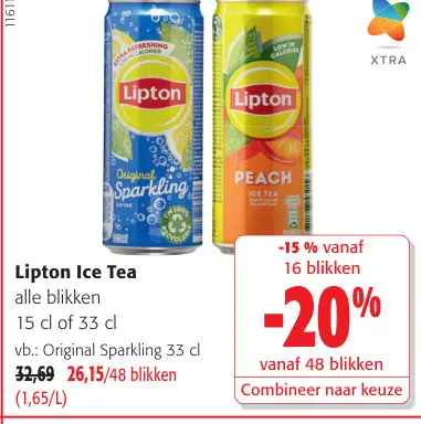 Promotie: Ice Tea alle blikken