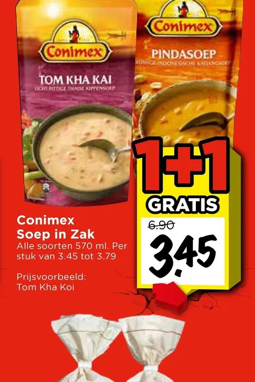 Aanbieding: Soep in Zak