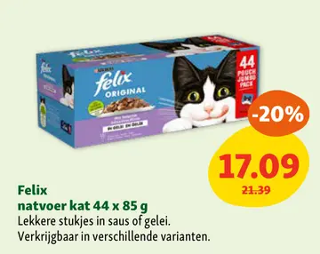 Aanbieding: Felix natvoer kat