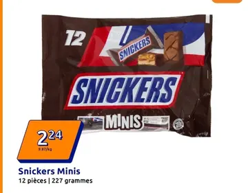 Offre: Snickers Minis