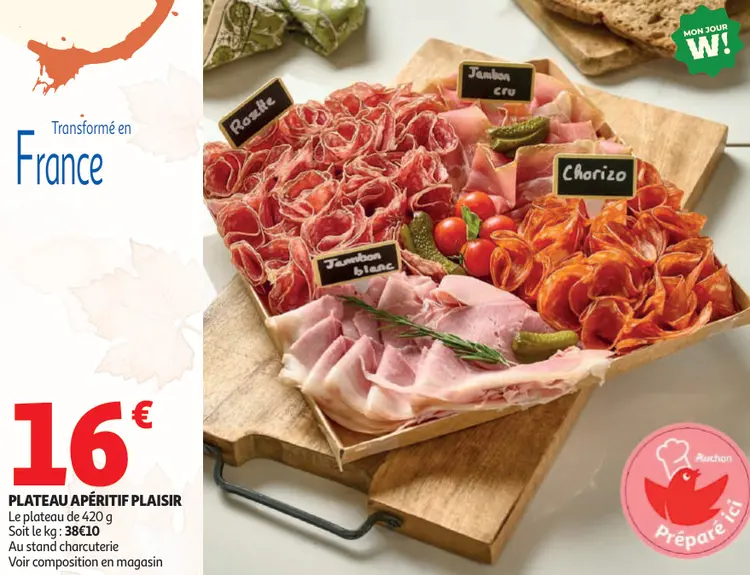 Offre: Plateau apéritif plaisir