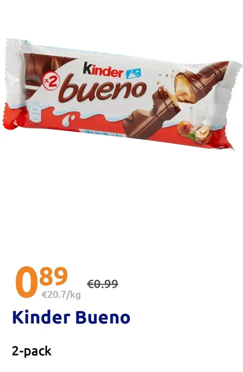 Promotie: Kinder Bueno