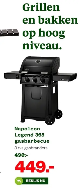 Aanbieding: Legend 365 gasbarbecue