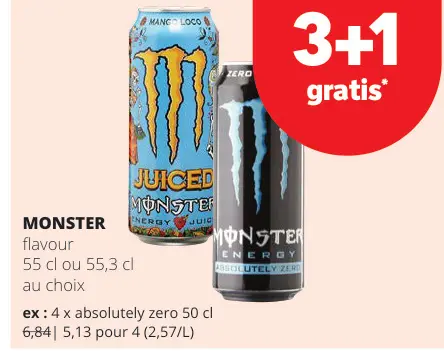 Offre: Monster flavour