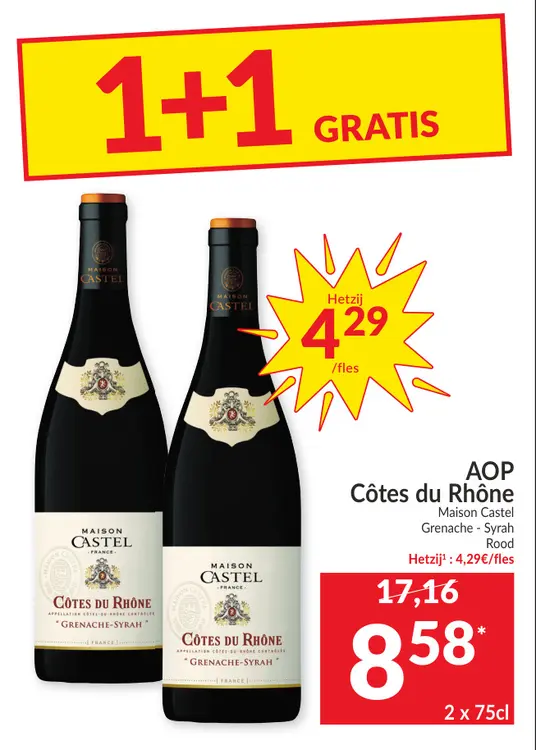 Promotie: Côtes du Rhône