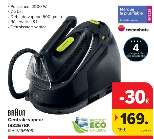 Offre: Centrale vapeur IS3257BK