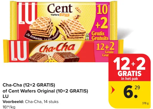 Promotie: Cha-Cha of Cent Wafers Original
