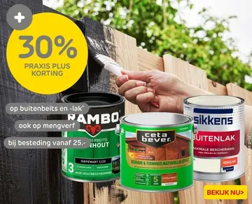 Aanbieding: Buitenbeits en -lak
