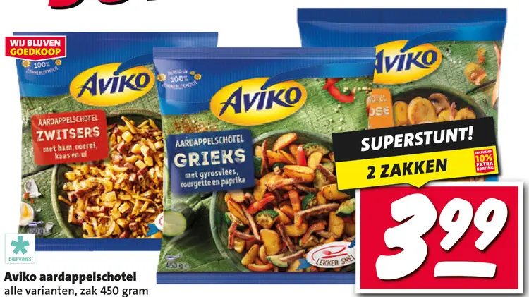 Aanbieding: aardappelschotel
