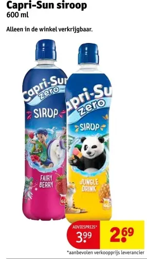 Aanbieding: Capri-Sun siroop