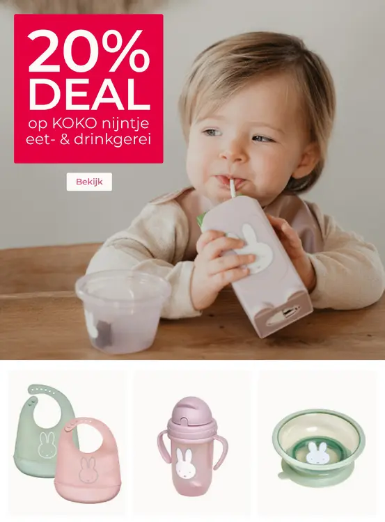 Aanbieding: KOKO nijntje eet- & drinkgerei
