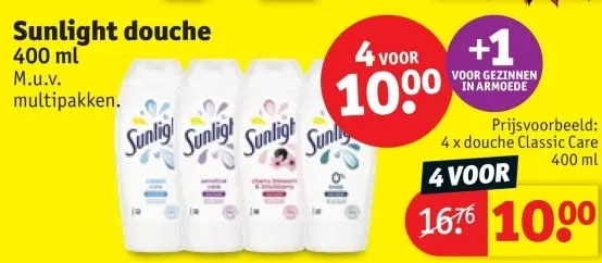 Aanbieding: Sunlight douche