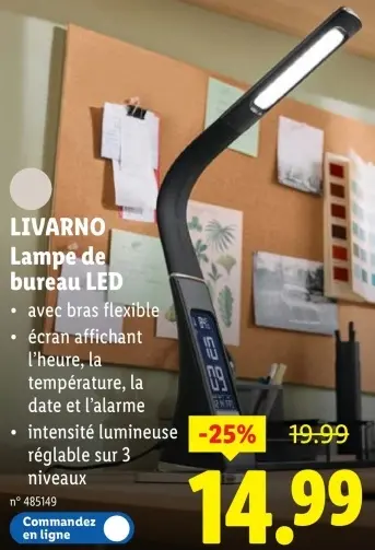 Offre: Lampe de bureau LED