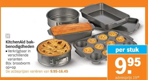 Aanbieding: KitchenAid bakbenodigdheden