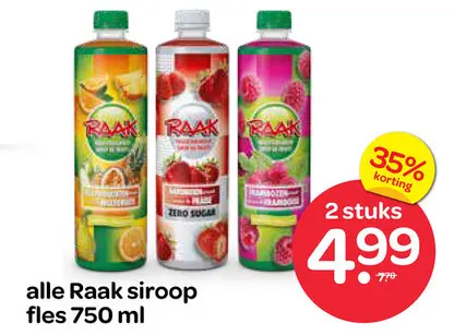 Aanbieding: siroop