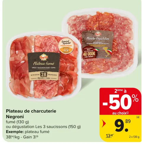 Offre: Plateau de charcuterie