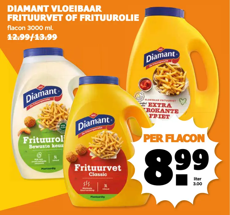 Aanbieding: Vloeibaar Frituurvet of Frituurolie
