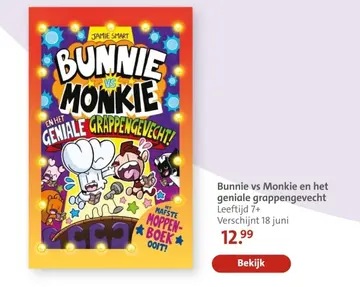 Aanbieding: Bunnie vs Monkie en het geniale grappengevech