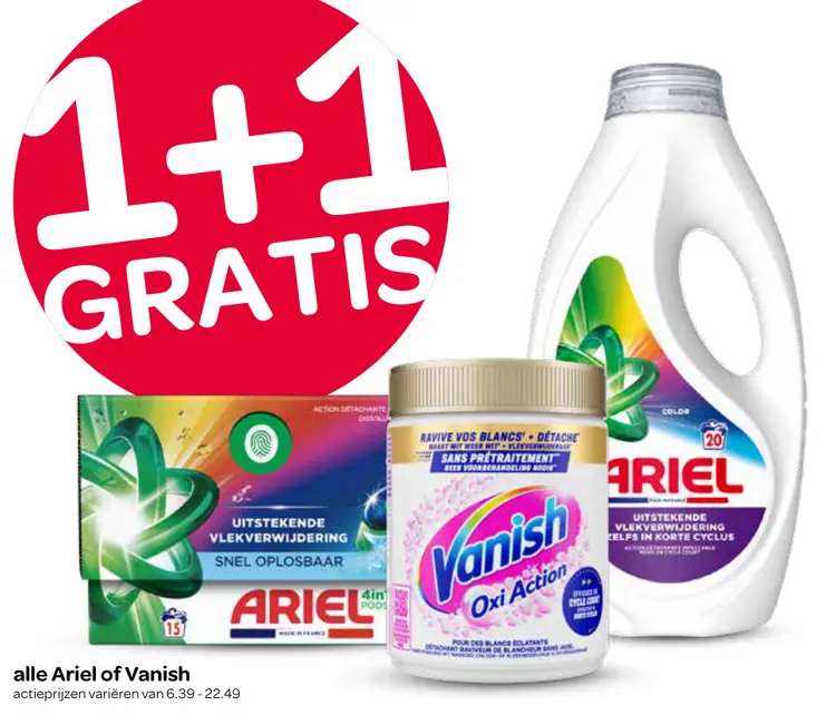 Aanbieding: Alle Ariel of Vanish