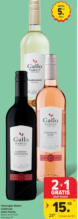 Promotie: Gallo Family Vineyards